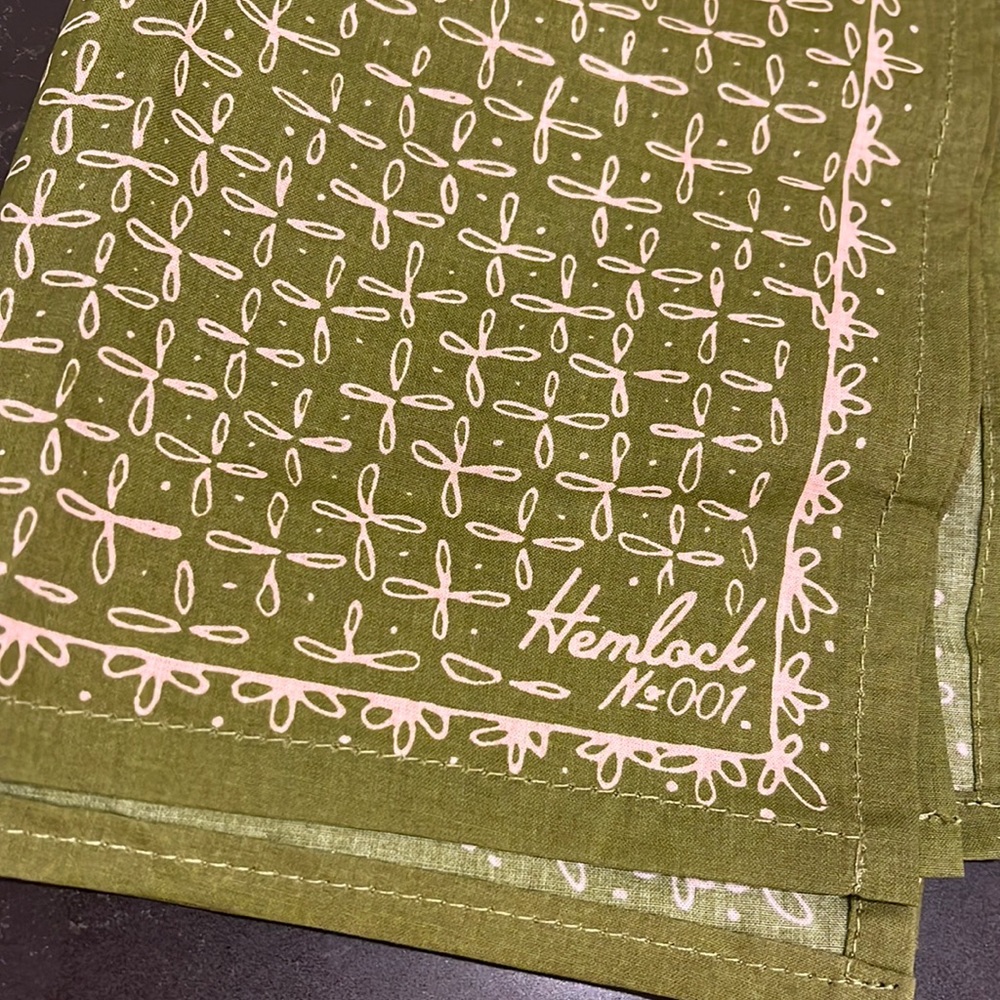 Hemlock no 001 bandana new